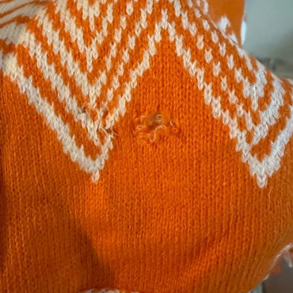 WhataBurger Orange & White Scarf